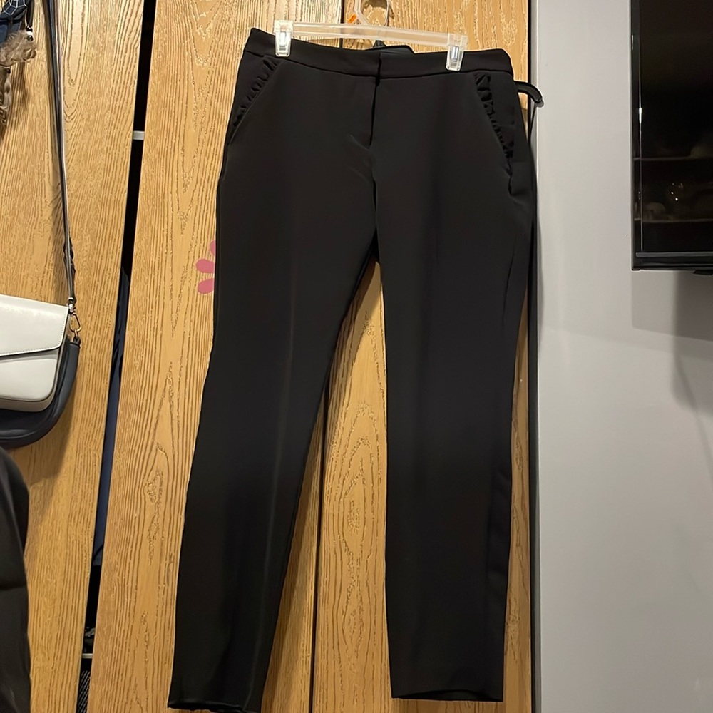 Express Columnist Ankle Mid-Rise Work Pants